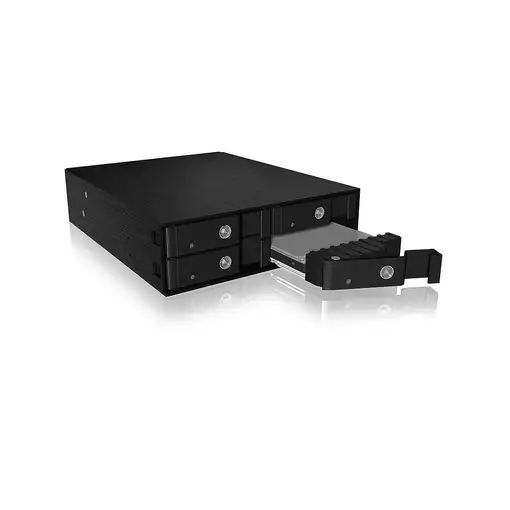 ICY BOX IB-2240SSK 13,3 cm (5.25") Bandeja para disco duro Negro