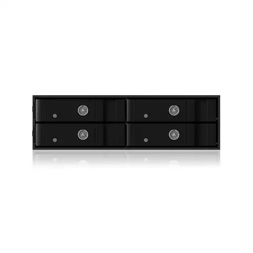 ICY BOX IB-2240SSK 13,3 cm (5.25") Bandeja para disco duro Negro