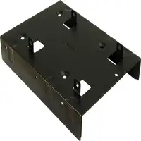Inter-Tech 88885232 panel bahía disco duro 2x 2,5" Panel embellecedor frontal Negr