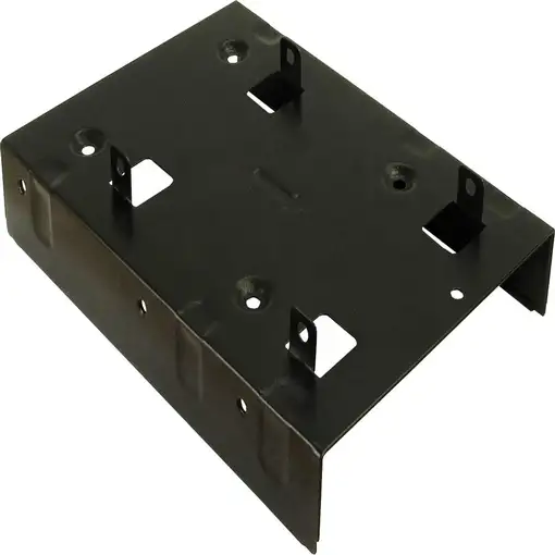 Inter-Tech 88885232 panel bahía disco duro 2x 2,5" Panel embellecedor frontal Negr