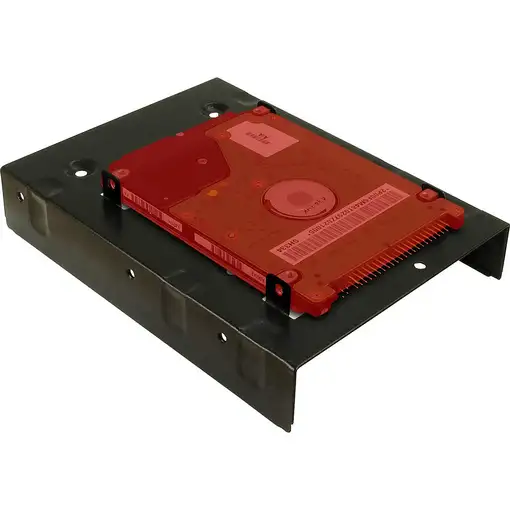 Inter-Tech 88885232 panel bahía disco duro 2x 2,5" Panel embellecedor frontal Negr