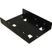 Inter-Tech 88885232 panel bahía disco duro 2x 2,5" Panel embellecedor frontal Negr