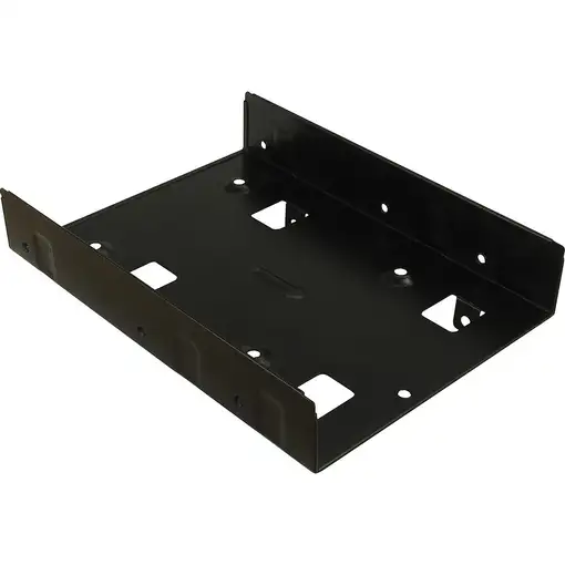 Inter-Tech 88885232 panel bahía disco duro 2x 2,5" Panel embellecedor frontal Negr