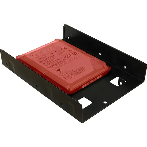 Inter-Tech 88885232 panel bahía disco duro 2x 2,5" Panel embellecedor frontal Negr