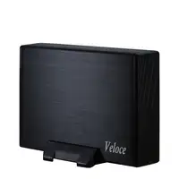 Inter-Tech Veloce GD-35612 Negro 3.5" USB con suministro de corriente