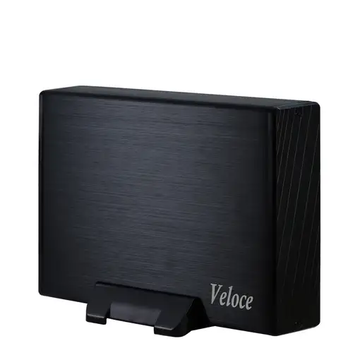 Inter-Tech Veloce GD-35612 Negro 3.5" USB con suministro de corriente