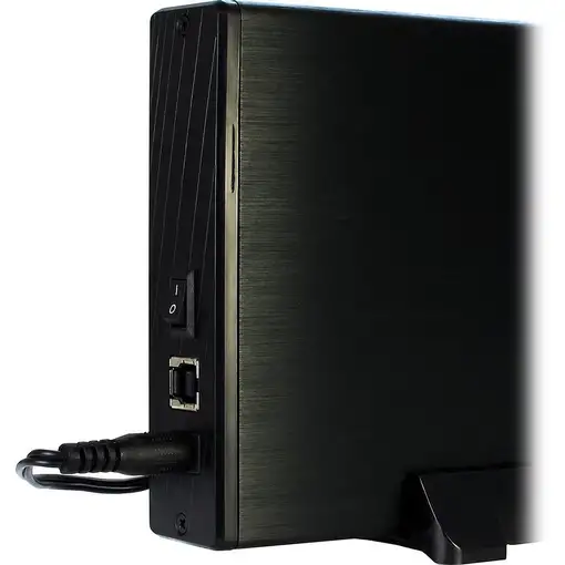 Inter-Tech Veloce GD-35612 Negro 3.5" USB con suministro de corriente
