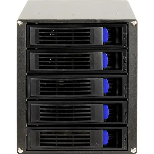 Inter-Tech ST-5255 Caja de disco duro (HDD) Negro 2.5/3.5"