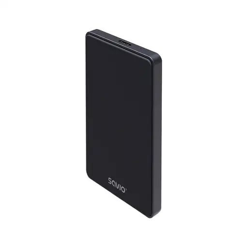 Savio AK-65 caja para disco duro externo Carcasa de disco duro/SSD Negro 2.5"