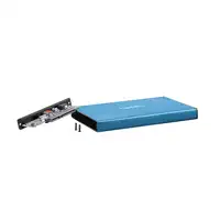NATEC Rhino GO Carcasa de disco duro/SSD Azul 2.5"