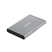 NATEC Rhino GO Carcasa de disco duro/SSD Gris 2.5"