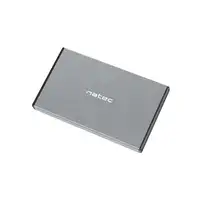 NATEC Rhino GO Carcasa de disco duro/SSD Gris 2.5"