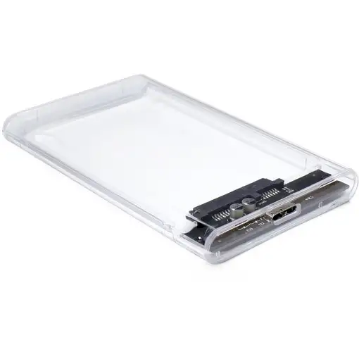 Inter-Tech GD-25000 Caja de disco duro (HDD) Transparente 2.5"