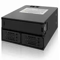 Icy Dock MB994IPO-3SB panel bahía disco duro 2x 2,5" Bandeja para disco duro Negro