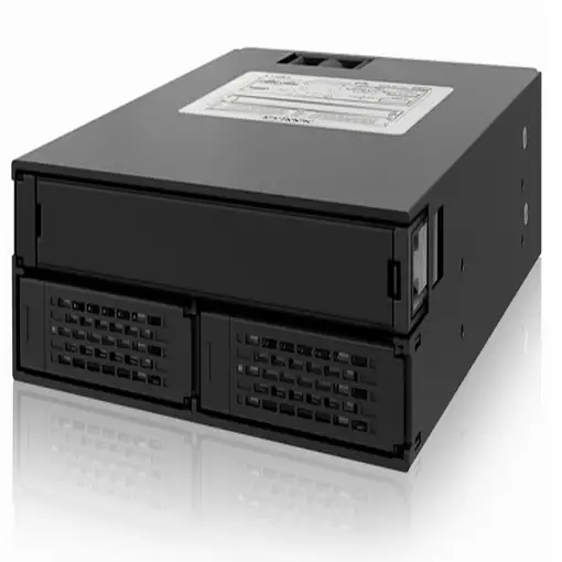 Icy Dock MB994IPO-3SB panel bahía disco duro 2x 2,5" Bandeja para disco duro Negro