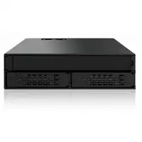 Icy Dock MB994IPO-3SB panel bahía disco duro 2x 2,5" Bandeja para disco duro Negro