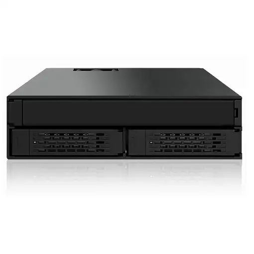 Icy Dock MB994IPO-3SB panel bahía disco duro 2x 2,5" Bandeja para disco duro Negro