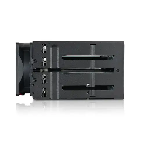 Icy Dock MB508SP-B panel bahía disco duro 2x 5,25" Panel de instalación Negro