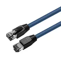 Microconnect MC-SFTP8010B cable de red Azul 10 m Cat8.1 S/FTP (S-STP)