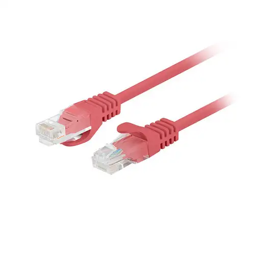 Lanberg PCU6-10CC-0750-R cable de red Rojo 7,5 m Cat6 U/UTP (UTP)