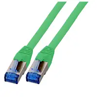 EFB Elektronik K5525FGN.0,5 cable de red Verde 0,5 m Cat6a S/FTP (S-STP)