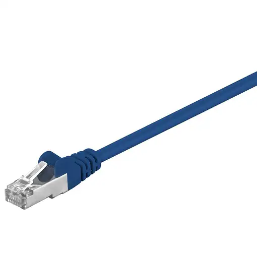 Goobay 68054 cable de red Azul 1 m Cat5e SF/UTP (S-FTP)