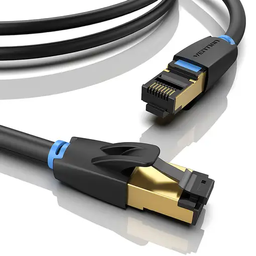 Vention Cable de Red RJ45 SFTP IKABI Cat.8/ 3m/ Negro