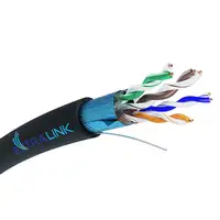 Extralink Par trenzado CAT5E FTP (F/UTP) V2 Exterior 305M
