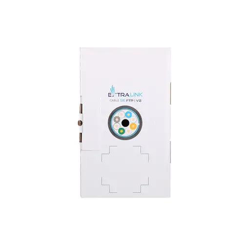 Extralink Par trenzado CAT5E FTP (F/UTP) V2 Exterior 305M
