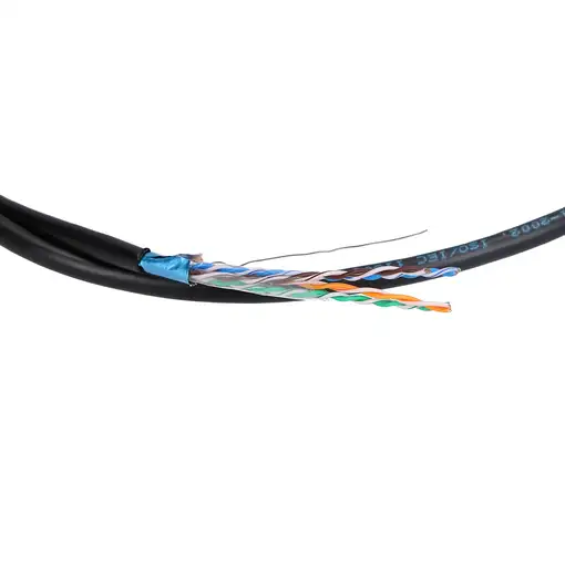 Extralink Par trenzado CAT5E FTP (F/UTP) V2 Exterior 305M