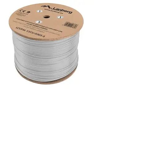 Lanberg LCUF6L-11CU-0305-S cable de red Gris 305 m Cat6a U/FTP (STP)
