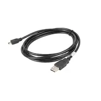 Lanberg CA-USBK-10CC-0018-BK cable USB USB 2.0 1,8 m Mini-USB A USB A Negro