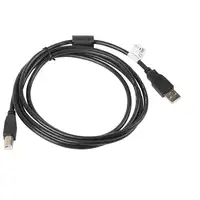 Lanberg CA-USBA-11CC-0018-BK cable USB USB 2.0 1,8 m USB B Negro