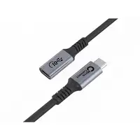 Microconnect USB3.2CC2EX cable USB USB4 Gen 2x2 2 m USB C Negro