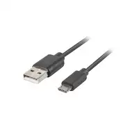 Lanberg CA-USBM-20CU-0010-BK cable USB USB 2.0 1 m USB A Micro-USB B Negro