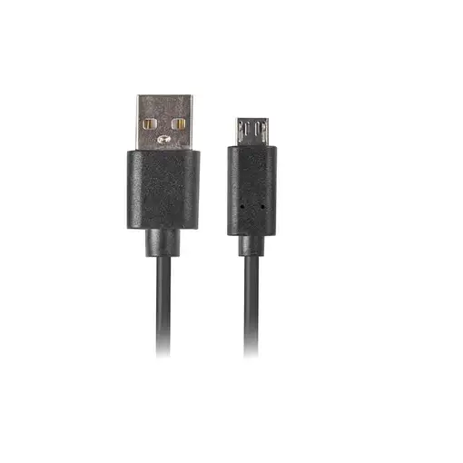 Lanberg CA-USBM-20CU-0010-BK cable USB USB 2.0 1 m USB A Micro-USB B Negro