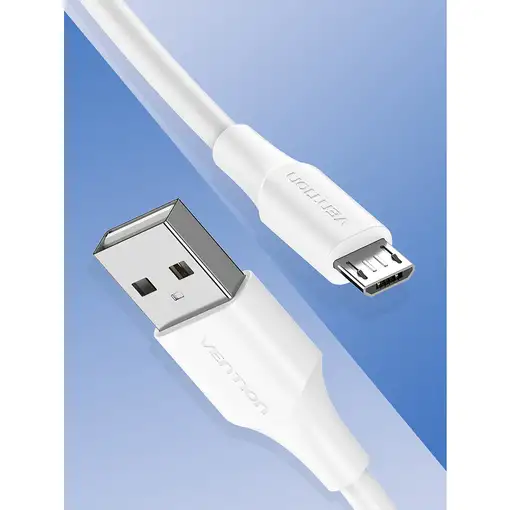 Vention Cable USB 2.0 CTIWH/ USB Macho - MicroUSB Macho/ 2m/ Blanco