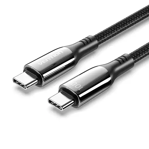Vention Cable USB 2.0 Tipo-C 5A 100W CTKBH/ USB Tipo-C Macho - USB Tipo-C Macho/ 2