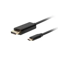 Lanberg CA-CMDP-10CU-0030-BK adaptador de cable de vídeo 3 m USB Tipo C DisplayPor