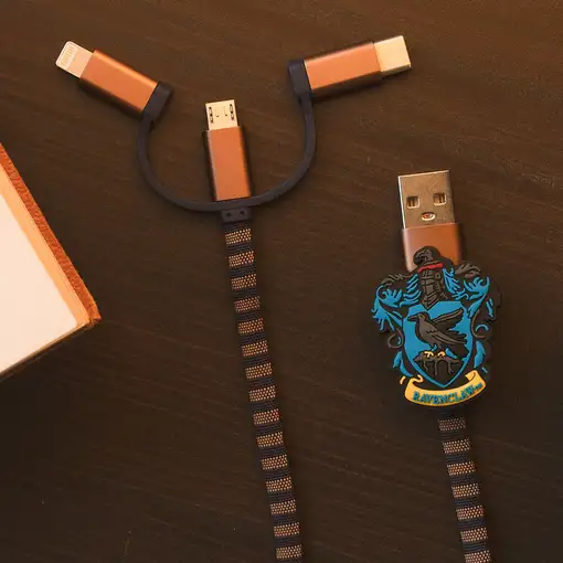 Thumbs Up 1002653 cable USB 1 m USB A Micro-USB B Marrón, Púrpura