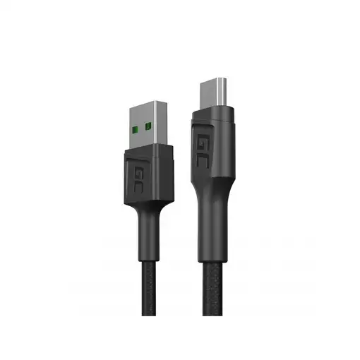 Green Cell KABGC23 cable USB USB 2.0 0,3 m USB A Micro-USB B Negro