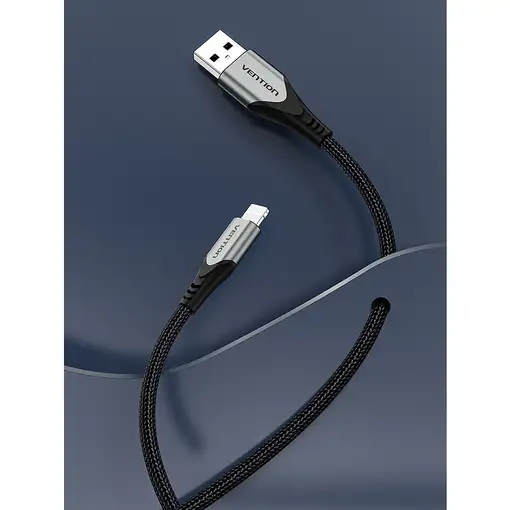 Vention Cable USB 2.0 Lightning LABHF/ USB Macho - Lightning Macho/ 1m/ Gris