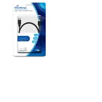 MediaRange MRCS160 cable USB USB 3.2 Gen 1 (3.1 Gen 1) 1,2 m USB A USB C Negro