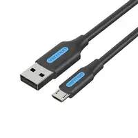 Vention Cable USB 2.0 COLBI/ USB Macho - MicroUSB Macho/ Hasta 60W/ 480Mbps/ 3m/ N
