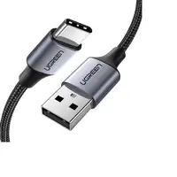 Ugreen 60126 cable USB 1 m USB C USB A Negro, Gris
