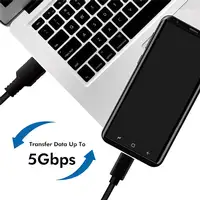 LogiLink CU0167 cable USB USB 3.2 Gen 1 (3.1 Gen 1) 0,5 m USB A USB C Negro