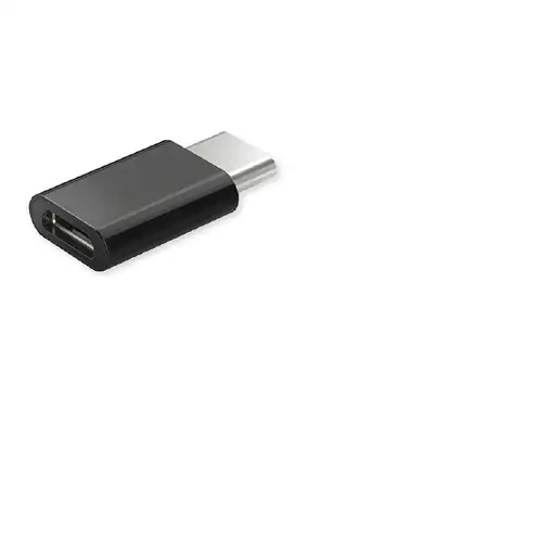 Savio AK-31 / B cambiador de género para cable Micro USB USB 3.1 Typ C Negro