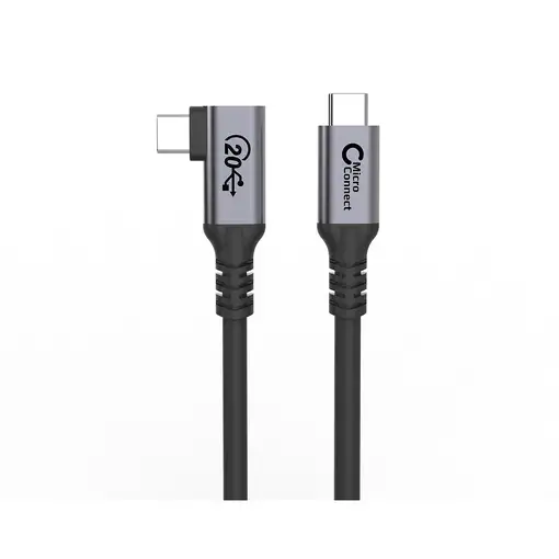 Microconnect USB3.2CC01-A cable USB USB 3.2 Gen 2x2 1 m USB C Negro