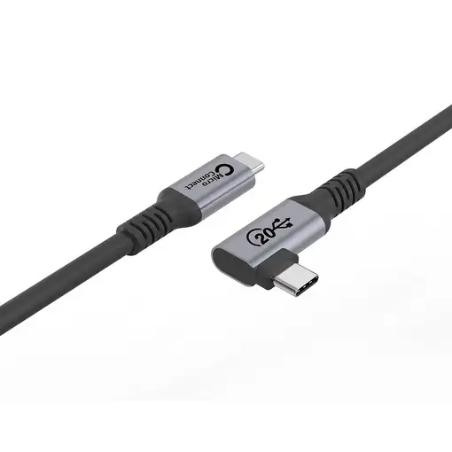 Microconnect USB3.2CC01-A cable USB USB 3.2 Gen 2x2 1 m USB C Negro