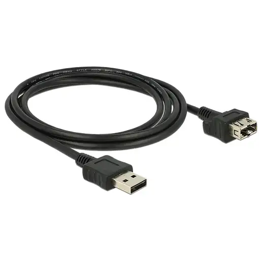 DeLOCK 2m 2xUSB2.0-A cable USB USB 2.0 USB A Negro